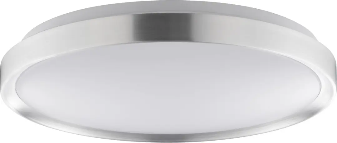 Brilliant Fancia Plafondlamp 12W - Ø39cm - Dimbaar - Chroom/Wit