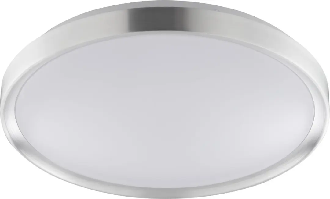Brilliant Fancia Plafondlamp 12W - Ø39cm - Dimbaar - Chroom/Wit - afbeelding 6 van 6