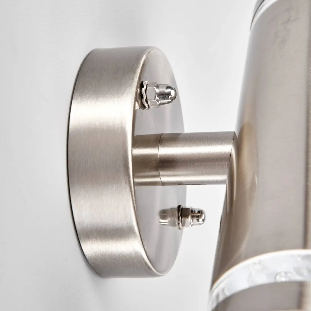 Lindby LED Wandlamp Buiten 2 Lichtpunten - Roestvrij Staal