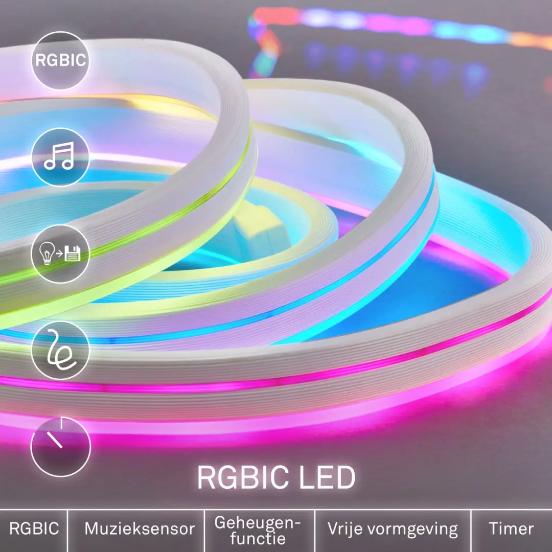 Briloner LED Strip 3m RGBWIC - met afstandsbediening