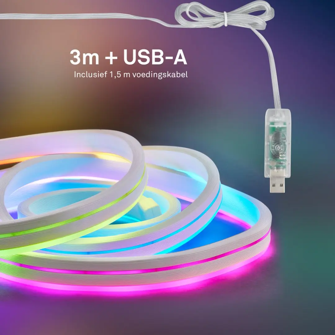 Briloner LED Strip 3m RGBWIC - met afstandsbediening