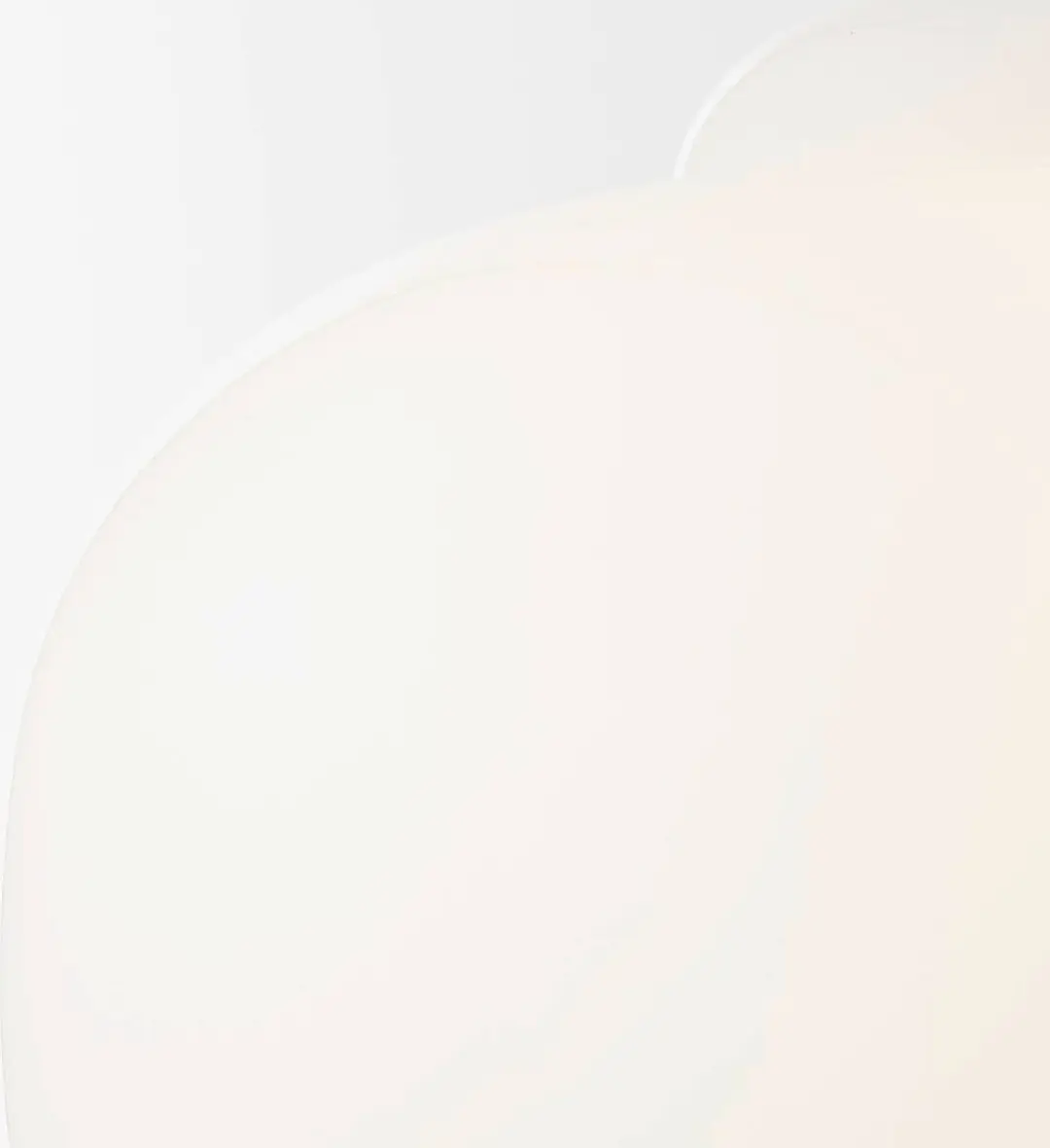 Brilliant Blop Hanglamp 30cm - Wit Glas/Metalen - E27 60W