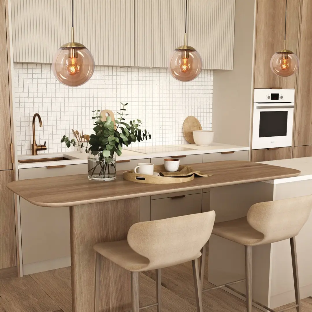 Steinhauer Bollique Hanglamp 20cm - Goud - Glas/Metalen kap