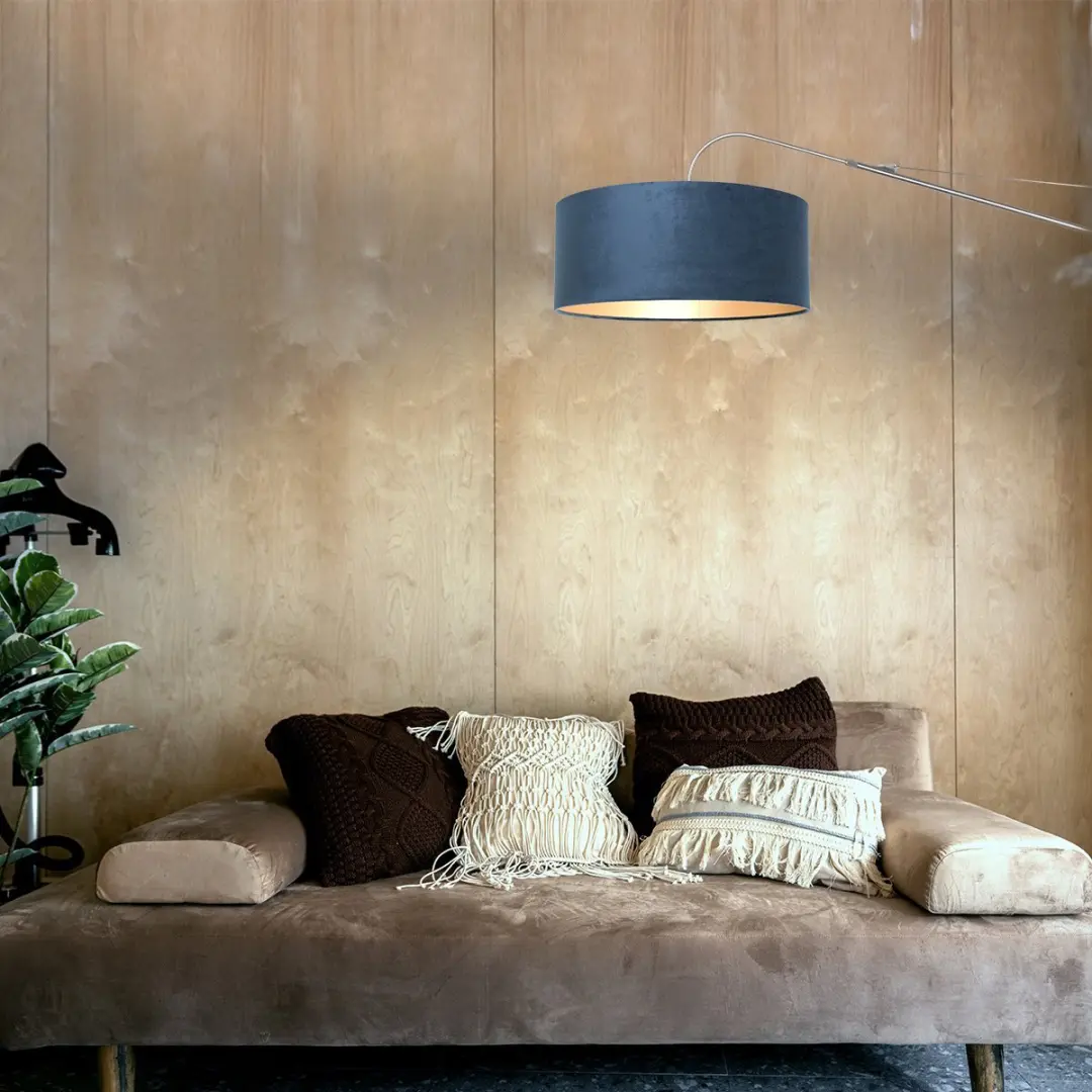 Steinhauer Wandlamp Elegant Classy 8243ST - Blauw/Zilver - 40cm - afbeelding 6 van 6