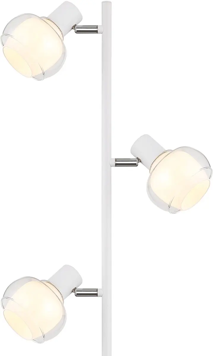 Globo Tokki Vloerlamp - 3 Lichtpunten - Wit - afbeelding 6 van 6