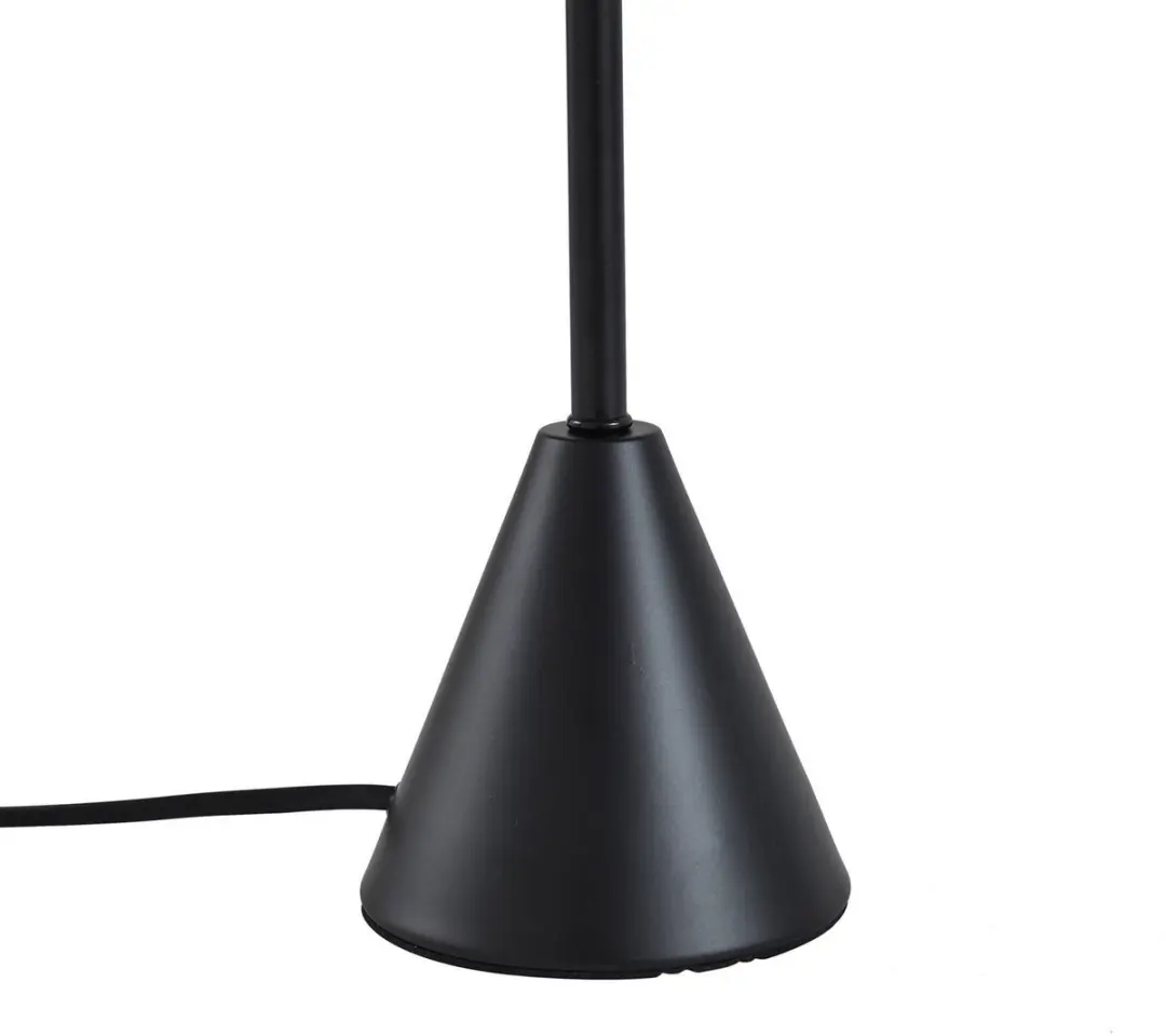 Lindby Tafellamp 2-licht Metaal - 27cm - Zwart/Lichtgrijs