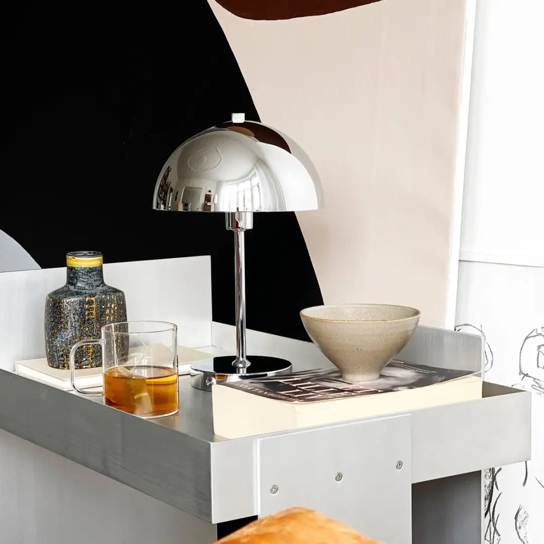 Dyberg Larsen Stockholm LED Tafellamp 5W - Chrome