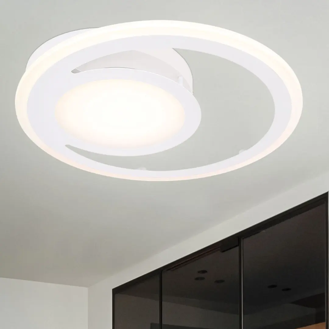 Globo 67120-40D LED Plafondlamp Ringverlichting 40W - Wit