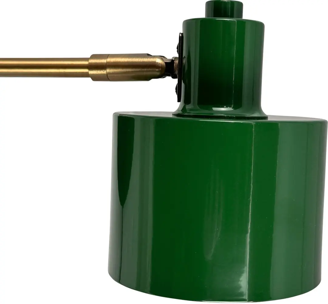 Dyberg Larsen Wandlamp Ocean H11,5cm - 6W - 30cm - Dark green/Brass