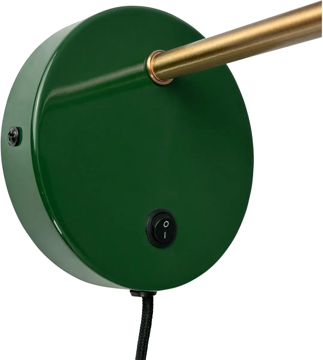 Dyberg Larsen Wandlamp Ocean H11,5cm - 6W - 30cm - Dark green/Brass