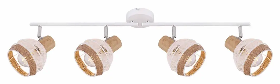 Globo Widy Opbouwspot 4x E27 - 12cm Wit