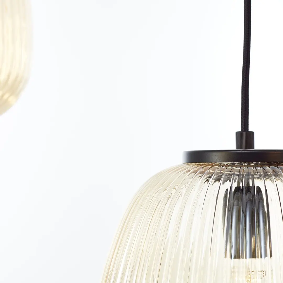 Brilliant Kaizen Hanglamp 5-lichts E27 - Zwart
