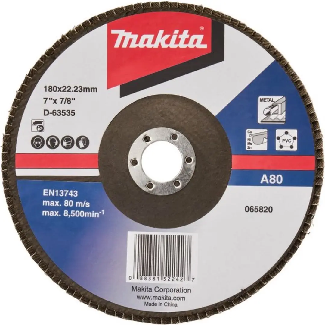 Makita Lamellenschuurschijf 180mm