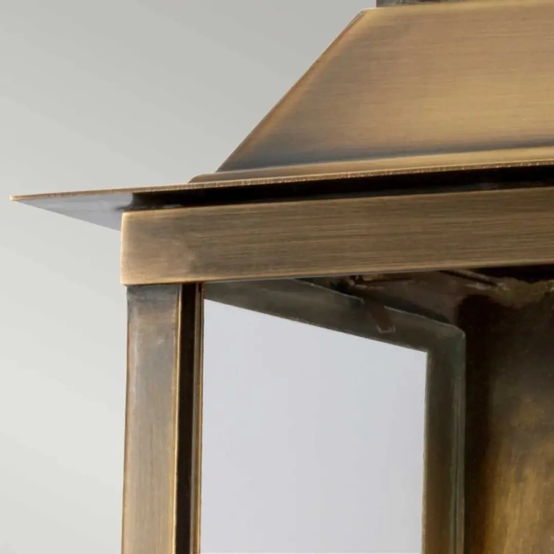 Elstead Lighting Lambeth Palace LED Wandlamp E27 60W - IP44 - Dimbaar - Aged Brass