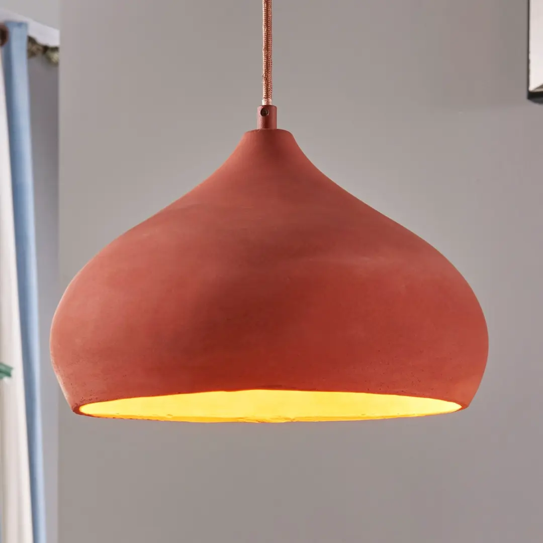 Lindby Hanglamp Beton Metaal 17cm