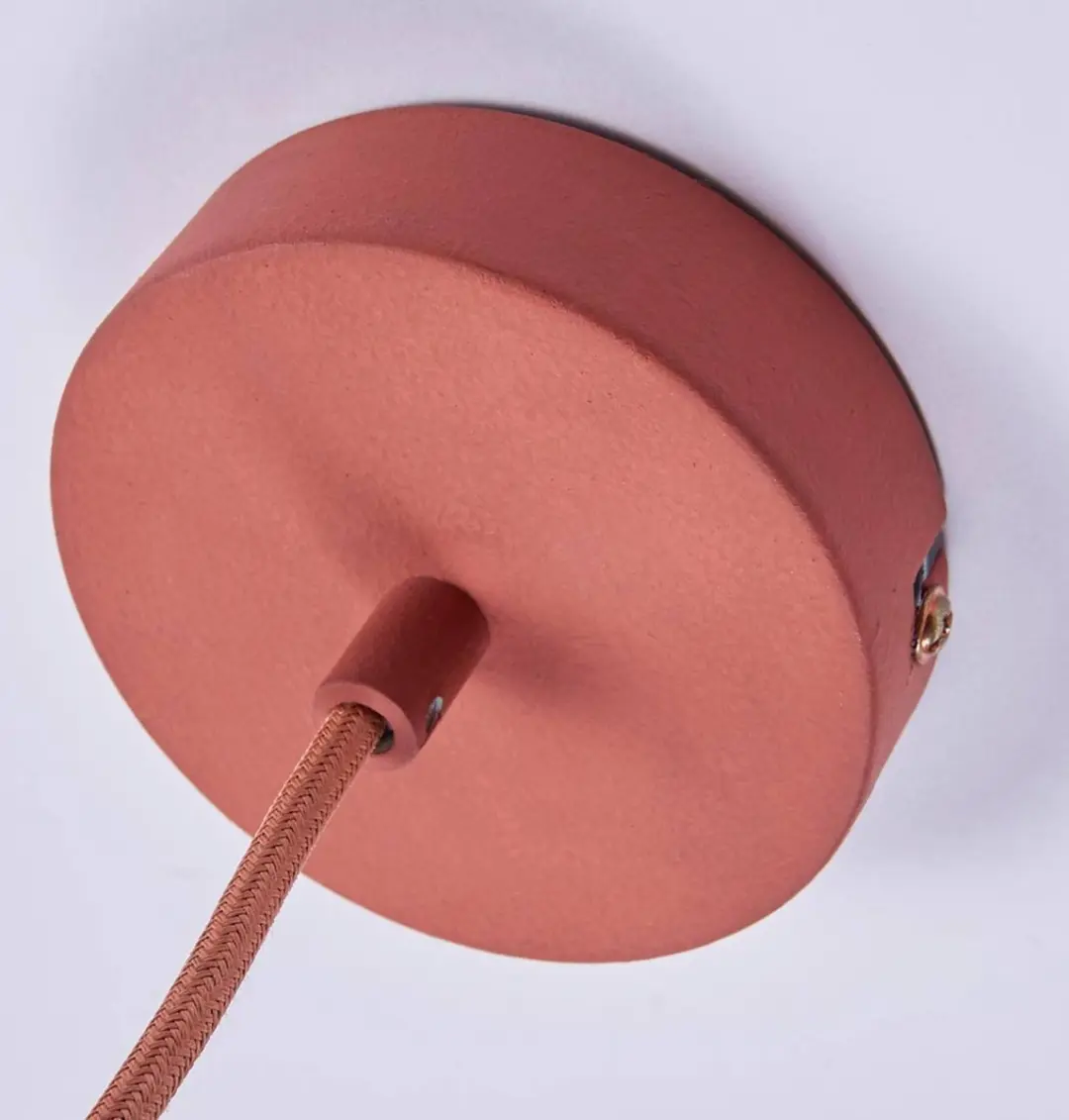 Lindby Hanglamp Beton Metaal 17cm - E27 - Terracotta