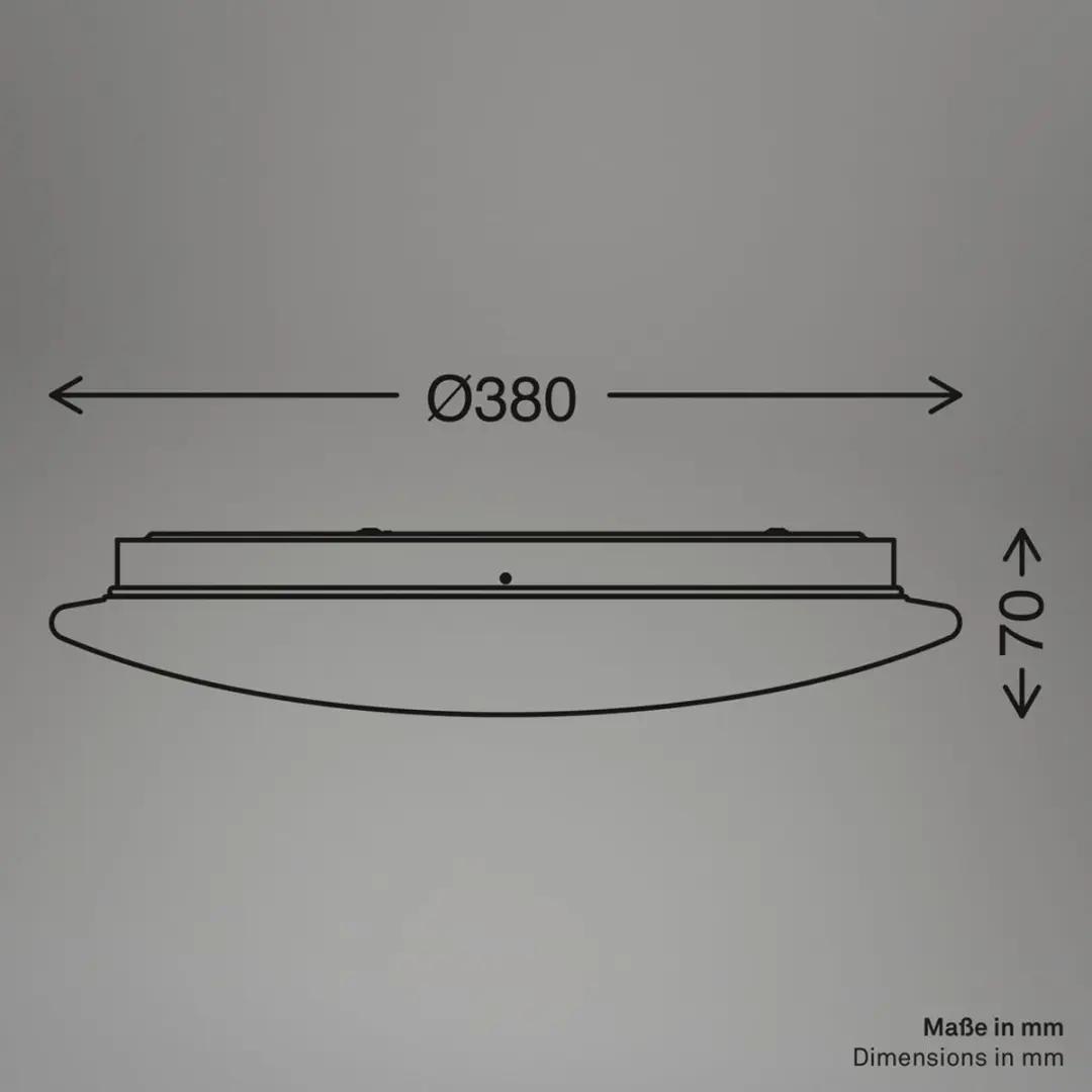 Briloner Nebo LED Plafondlamp - Bloemenpatroon Ø38cm - Neutraal wit 4000K