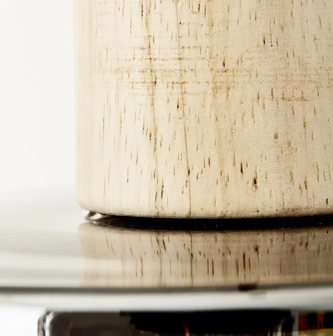 Brilliant Weald Hanglamp 20cm - Zwart/Rook/Hout