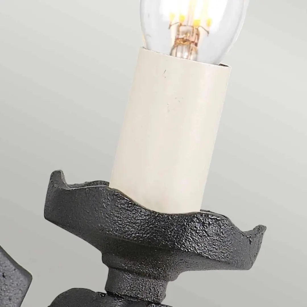 Elstead Lighting Rectory LED Wandlamp - 1x E14 60W - Zwart