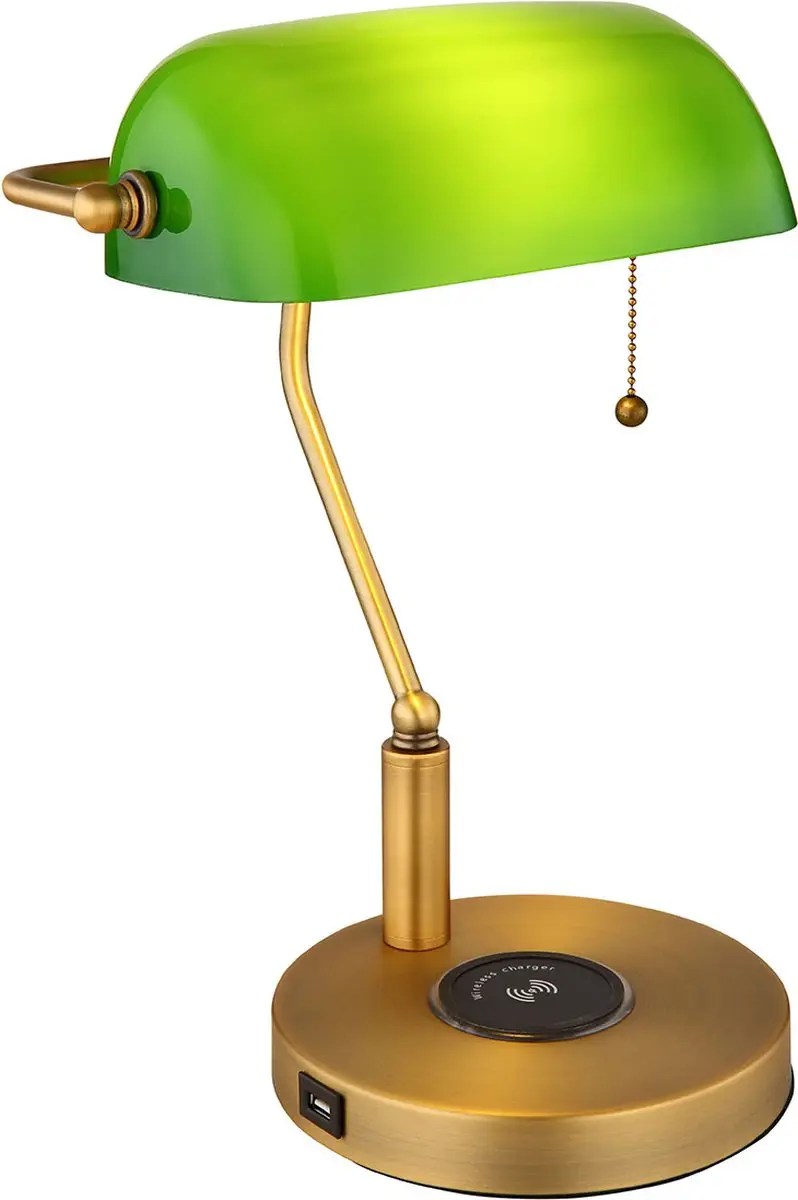 Globo Tafellamp Antique 2491W - Messing - Ø25cm