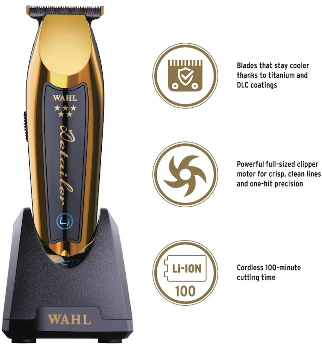 Wahl Cordless Detailer Li Gold Trimmer