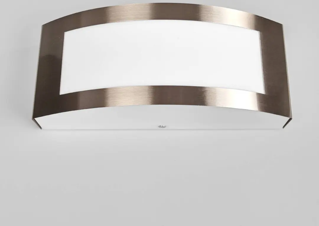Lindby Wandlamp Buiten Roestvrij Staal 1 Licht E27