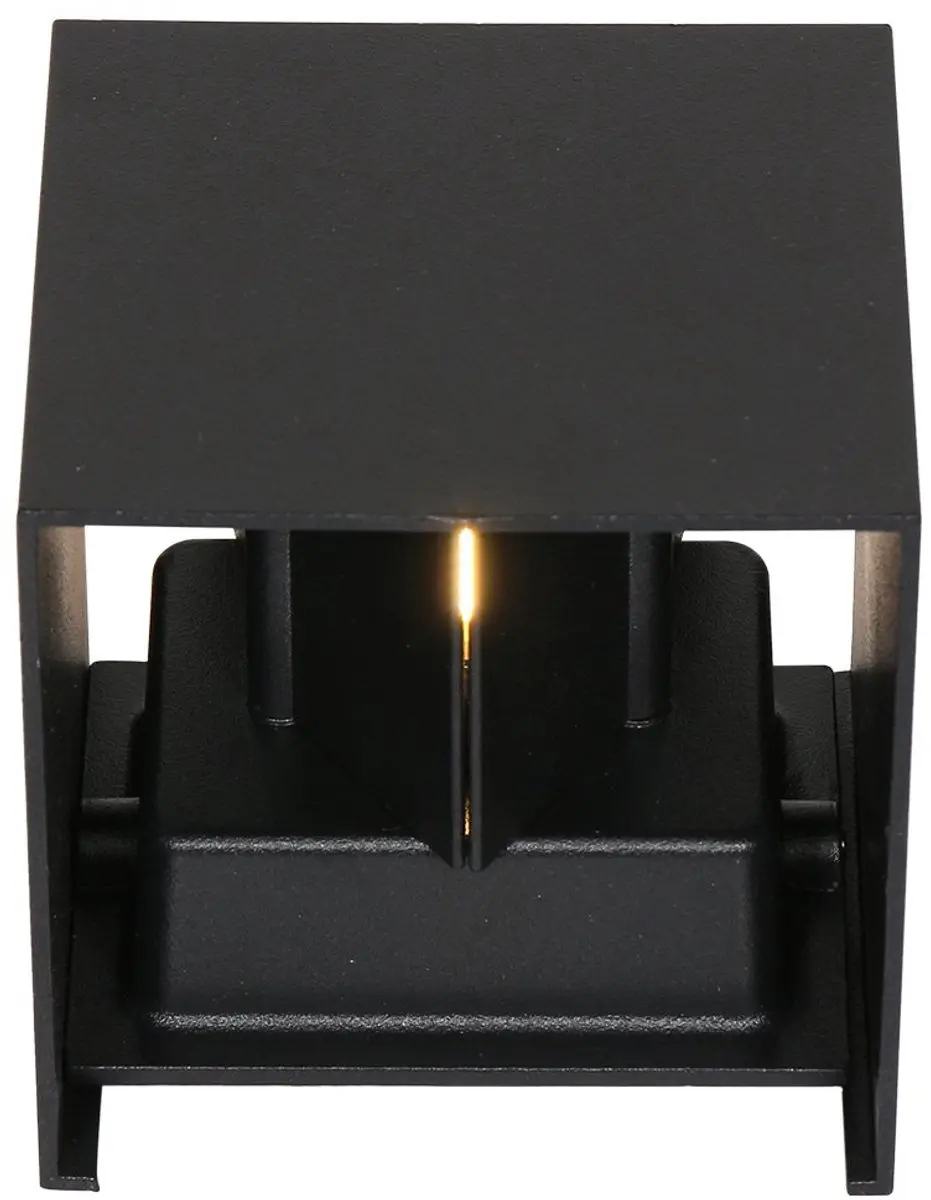 Steinhauer Muro 3098ZW Wandlamp - 2 Lichtpunten - Zwart