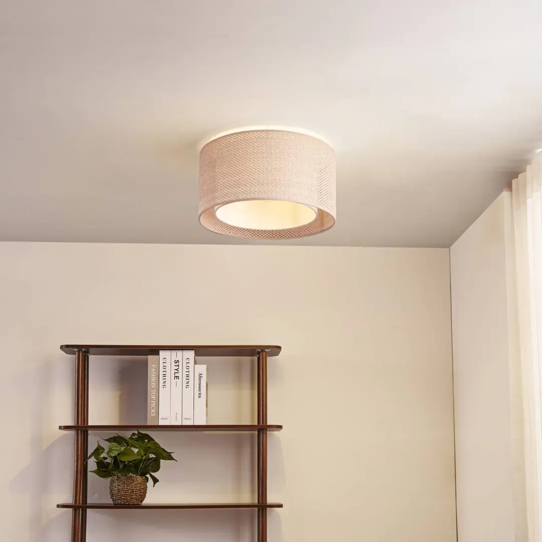 Lindby Plafondlamp 1 Licht E27 40cm - Beige