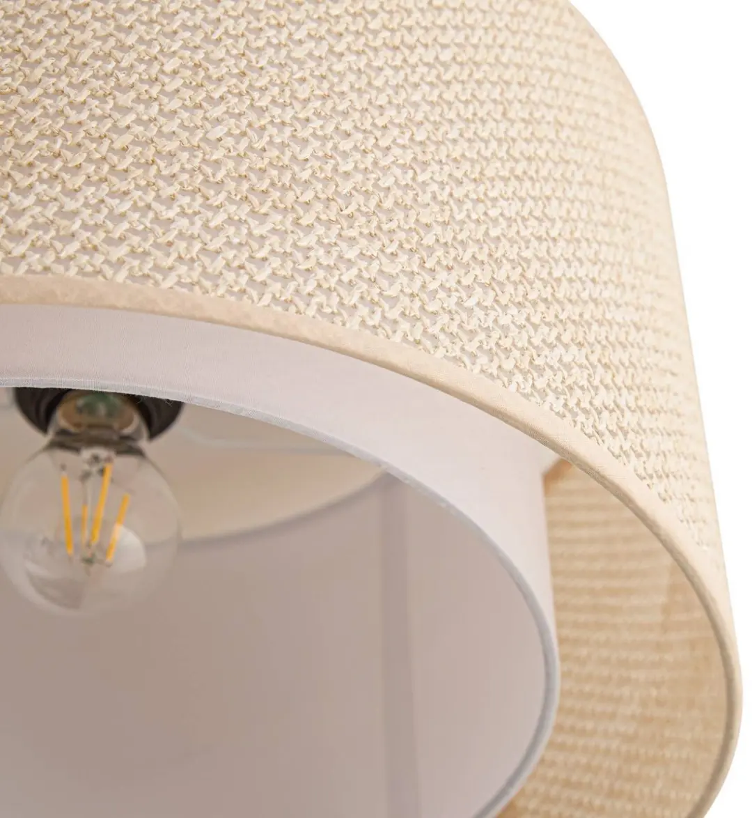 Lindby Plafondlamp 1 Licht E27 40cm - Beige