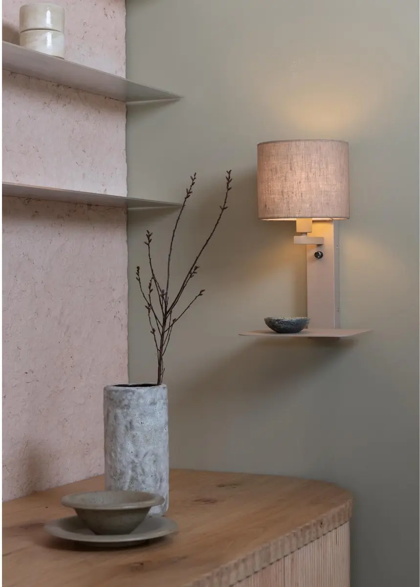 it's about RoMi Wandlamp Florence - Bruin - afbeelding 6 van 6
