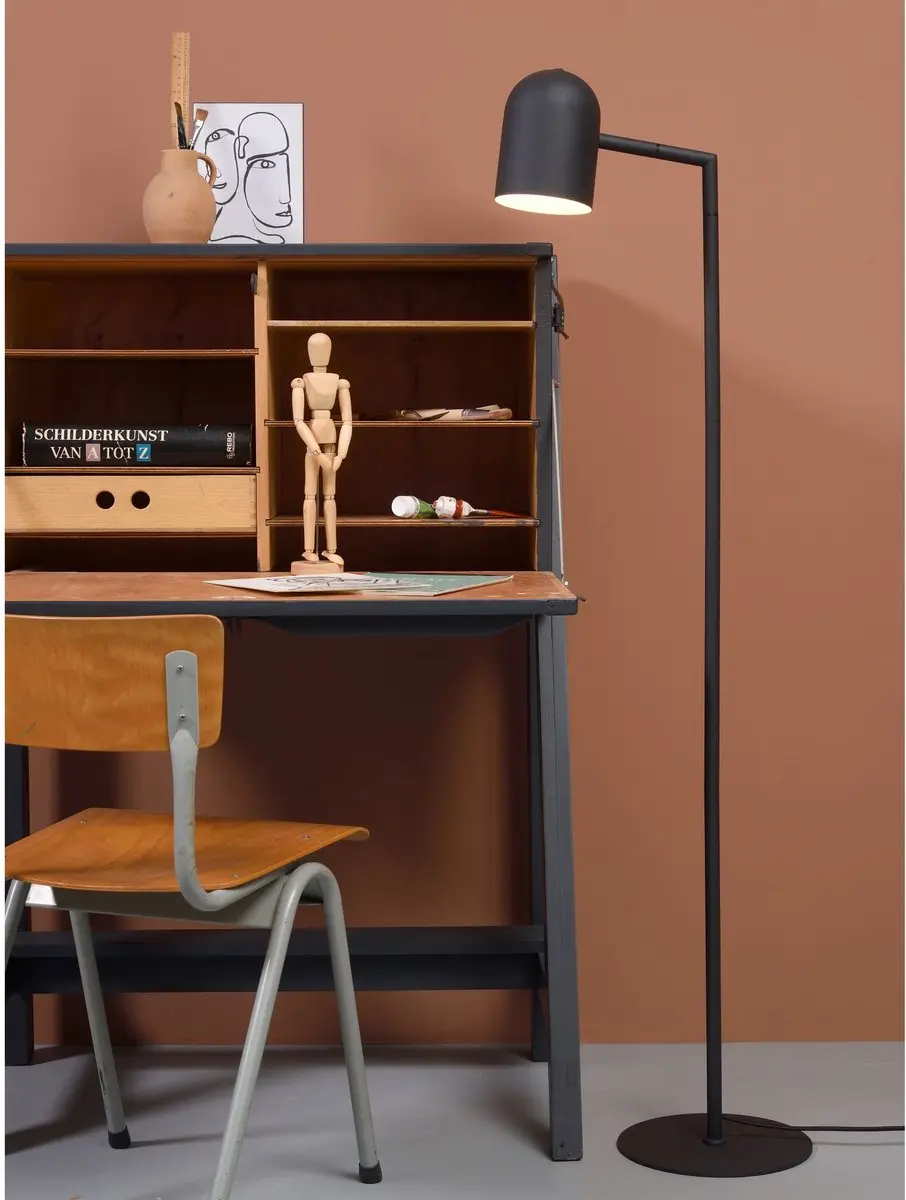 it's about RoMi Marseille Vloerlamp - Zwart - 1x25W