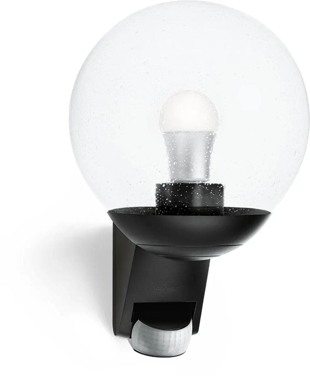 Steinel L858S Buitenlamp Bewegingsmelder - 60W E27 - Zwart