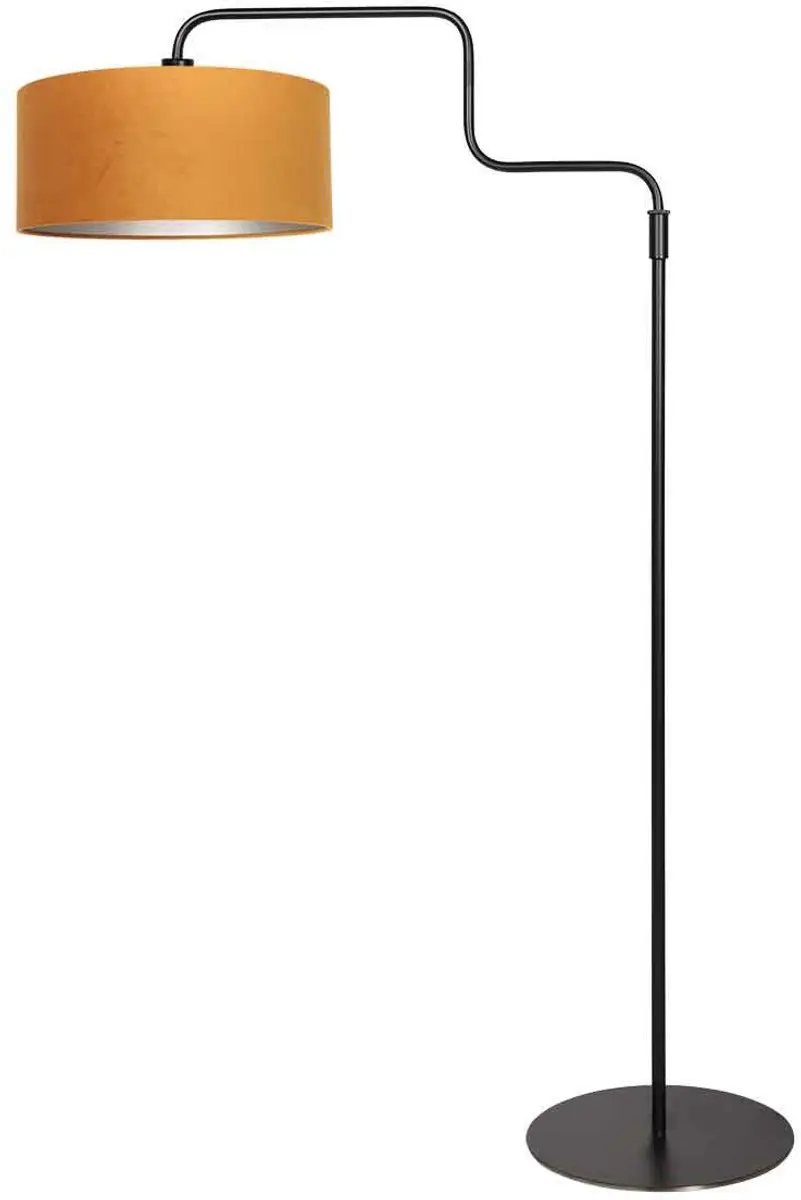 Steinhauer Bloeba 4168ZW Vloerlamp - 150-165cm - Goud/Zwart