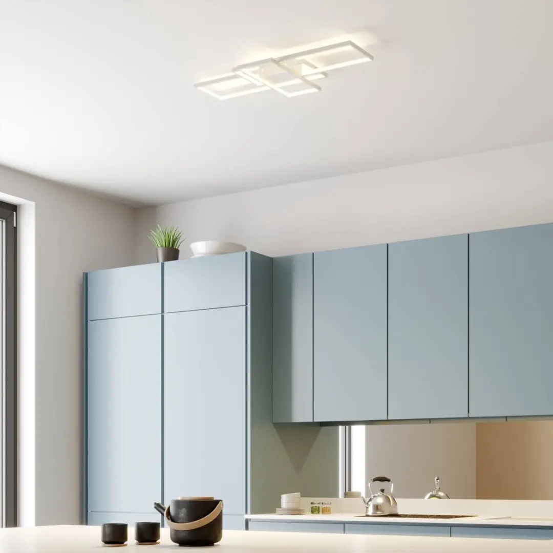 Lindby LED Plafondlamp 35W - 1 Lichtpunt - Wit