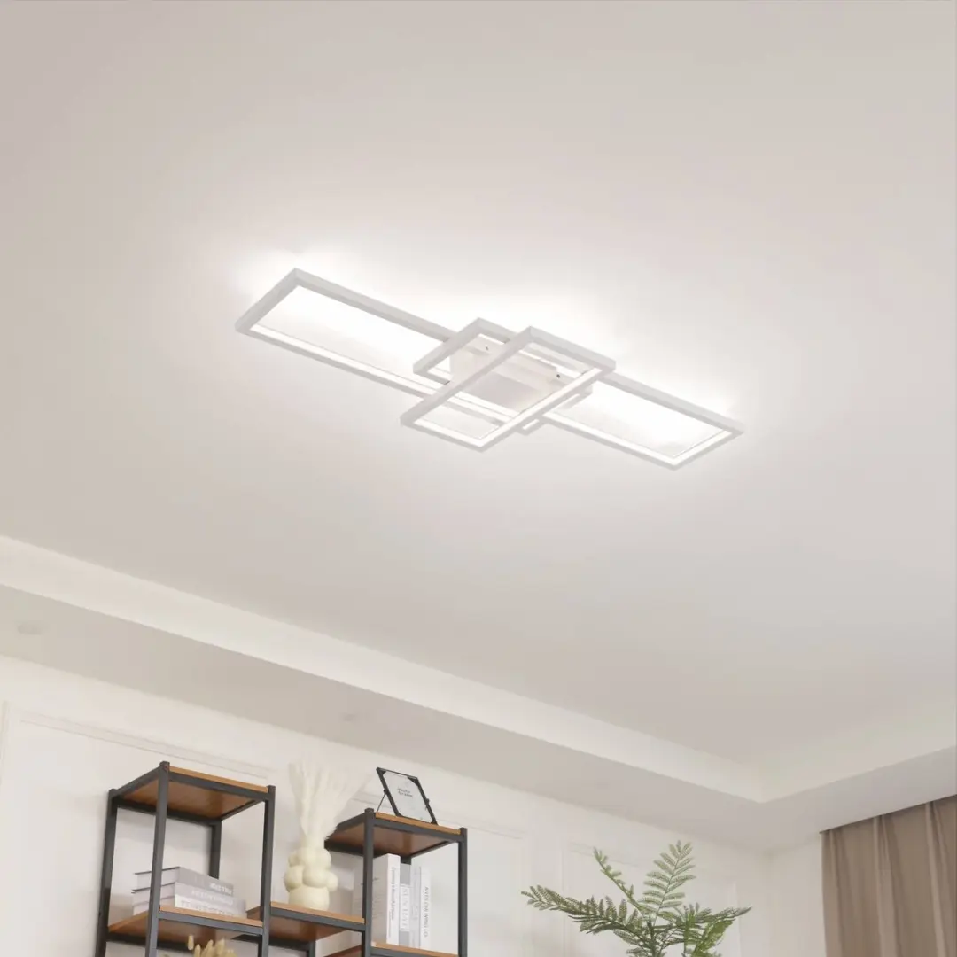 Lindby LED Plafondlamp 35W - 1 Lichtpunt - Wit