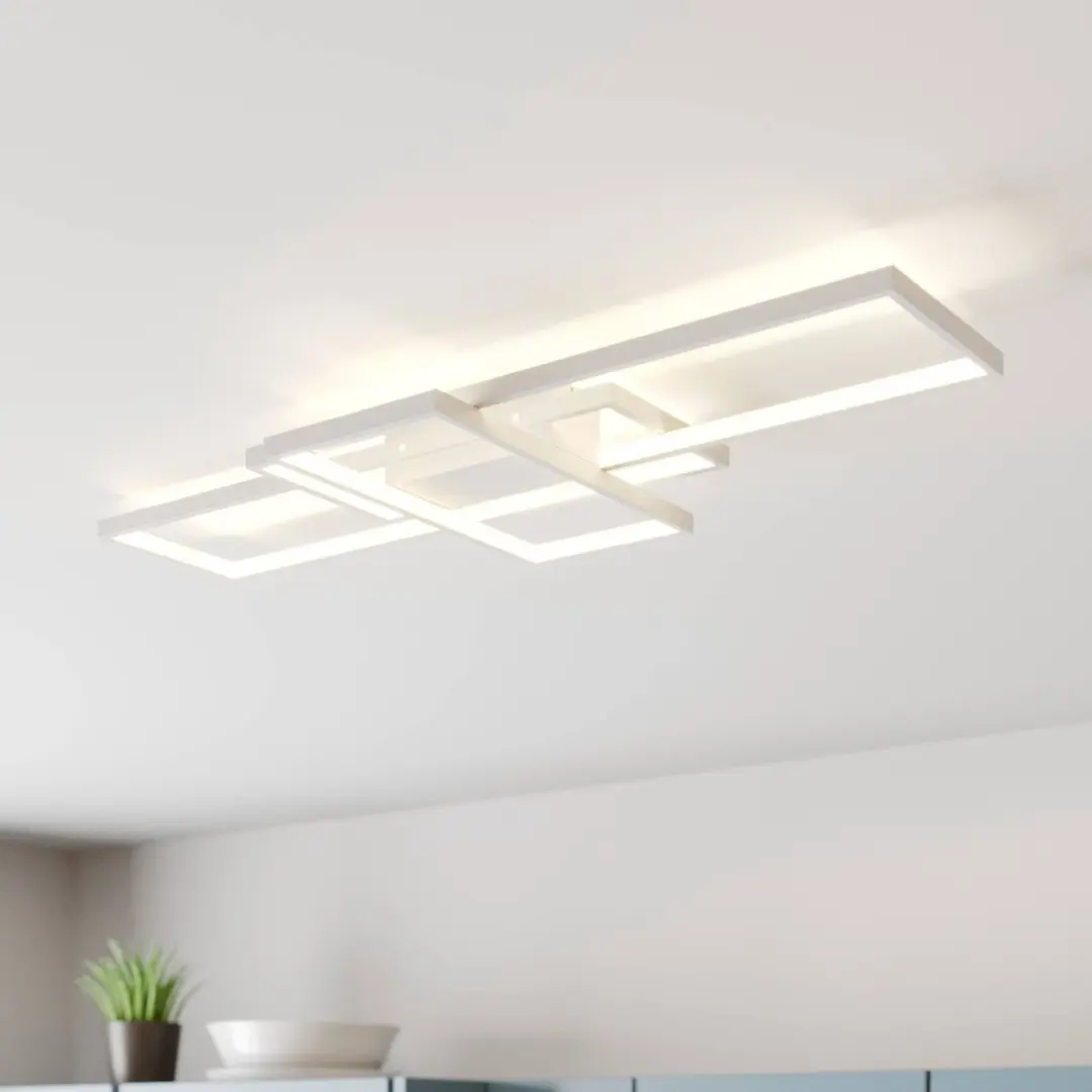 Lindby LED Plafondlamp 35W - 1 Lichtpunt - Wit