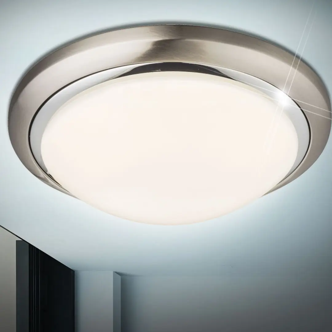 Globo 41739-24 LED Plafondlamp 24W - Chroom - Opaal