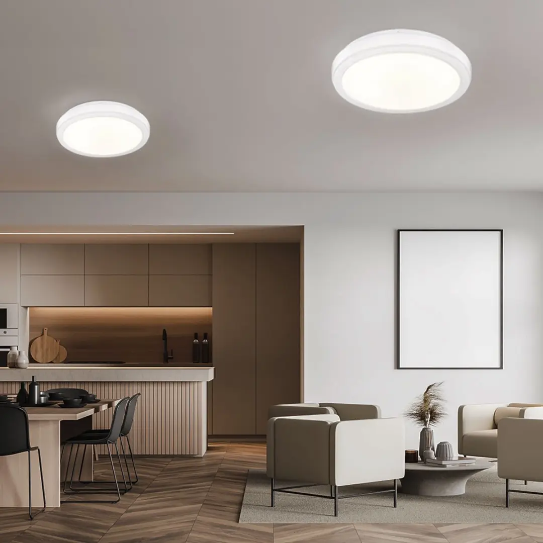Globo LED Plafondlamp Marmer 12W 1150lm Warm Wit