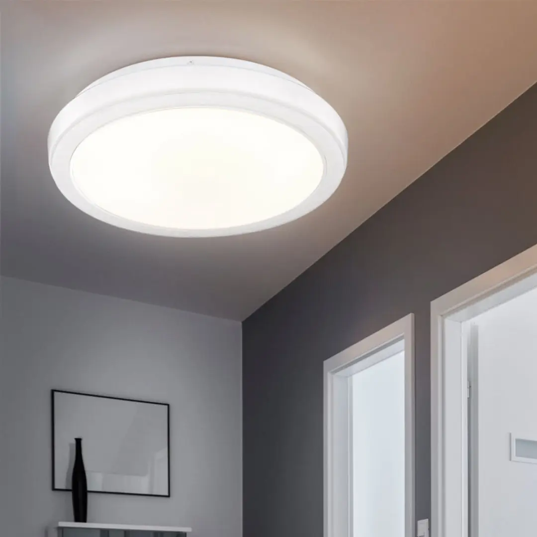 Globo LED Plafondlamp Marmer 12W 1150lm Warm Wit