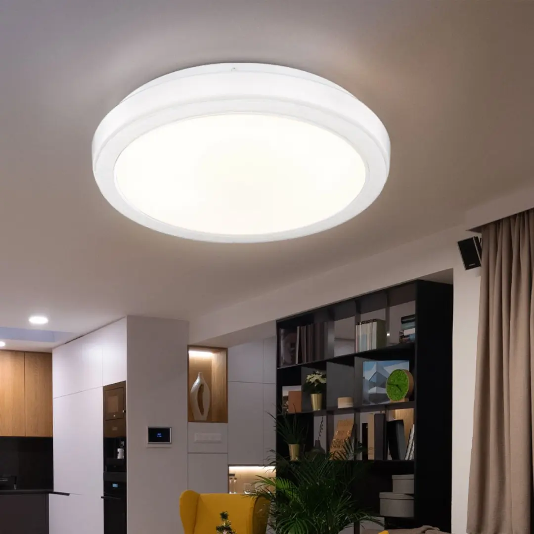Globo LED Plafondlamp Marmer 12W 1150lm Warm Wit