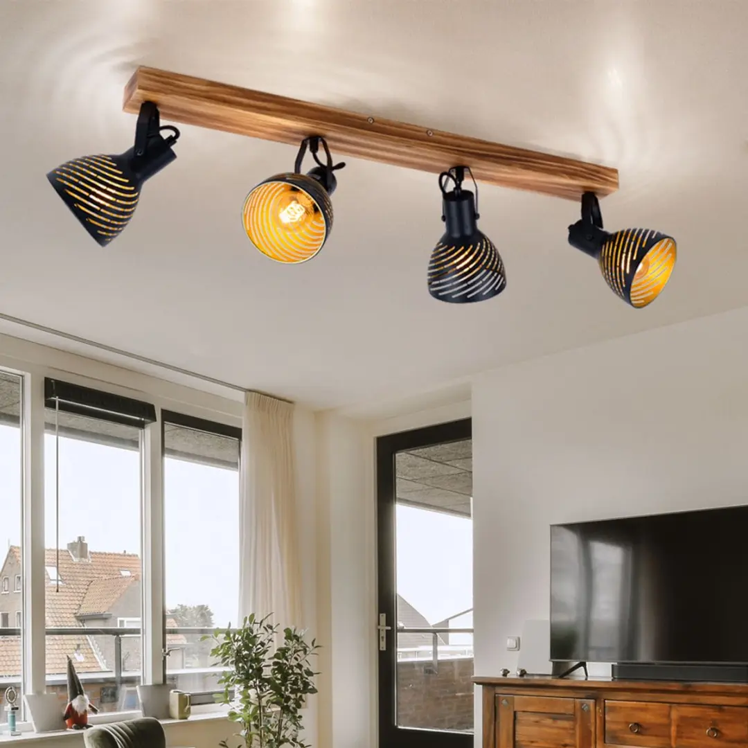 Globo Plafondlamp Bruin