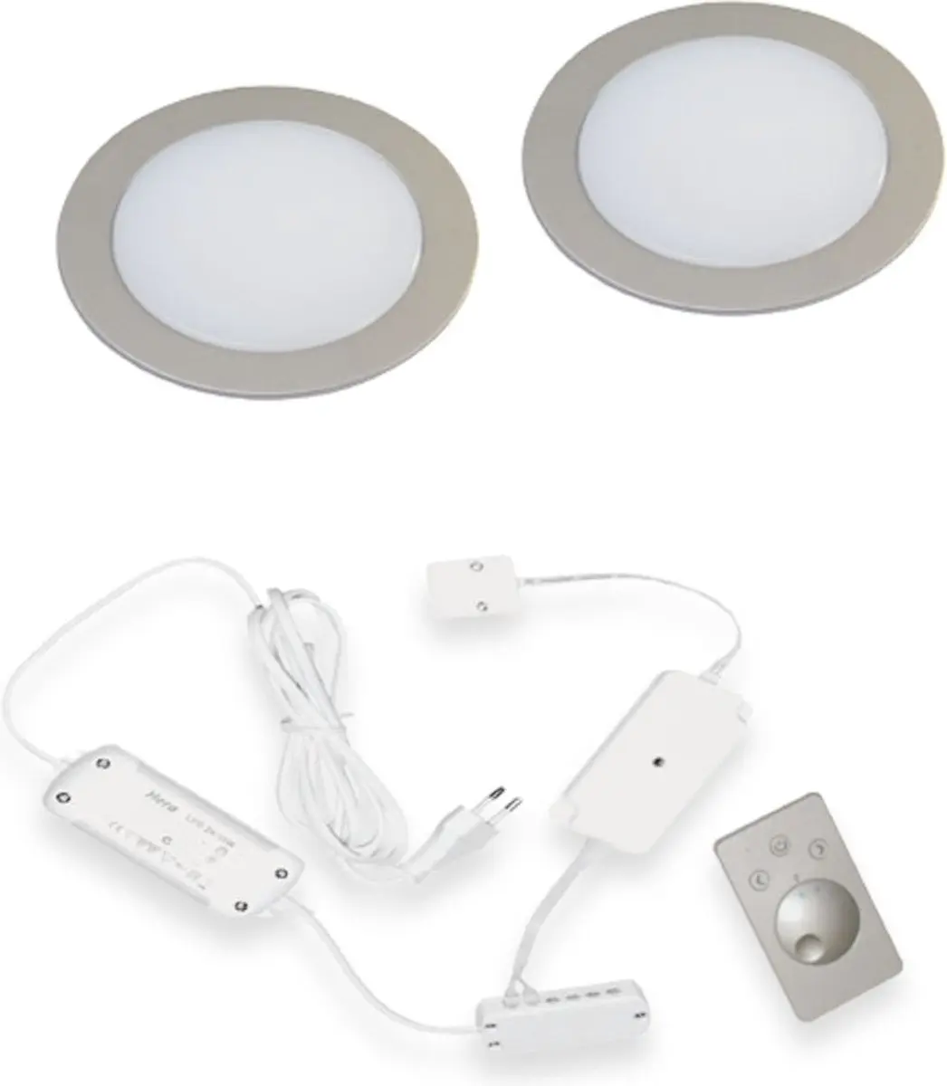 Hera FR-68 Dynamic LED Inbouwspots RVS-look