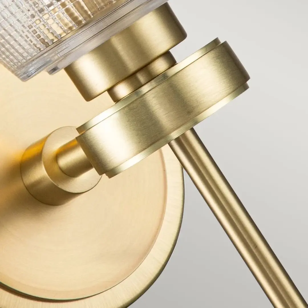 Elstead Lighting Gunnislake LED Badkamerarmatuur 3W - IP44 - Brushed Brass