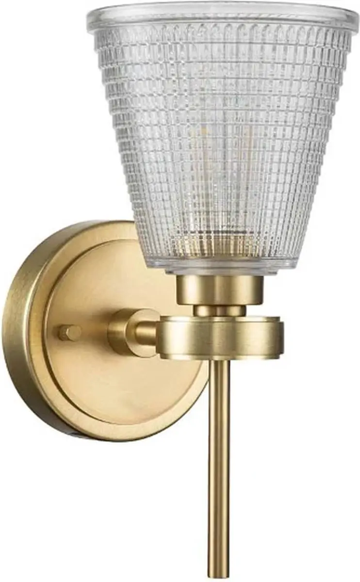 Elstead Lighting Gunnislake LED Badkamerarmatuur 3W - IP44 - Brushed Brass - afbeelding 6 van 6