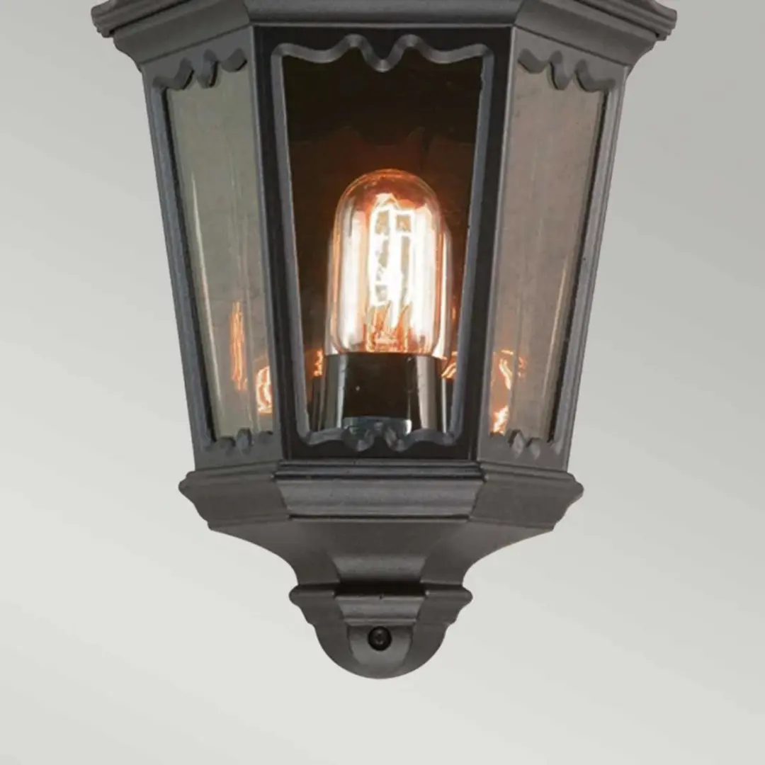 Elstead Lighting Medstead LED Buitenlamp E27 60W - IP44 - Dimbaar - Zwart