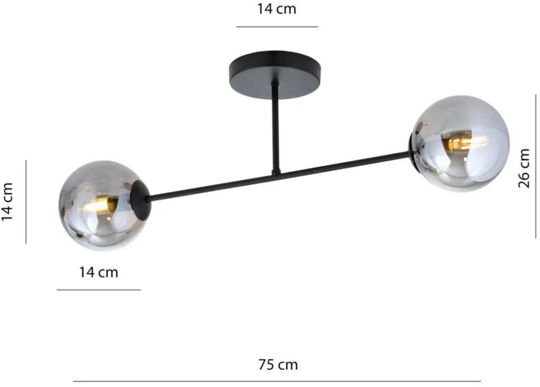 Euluna Plafondlamp 2 Lichtpunten