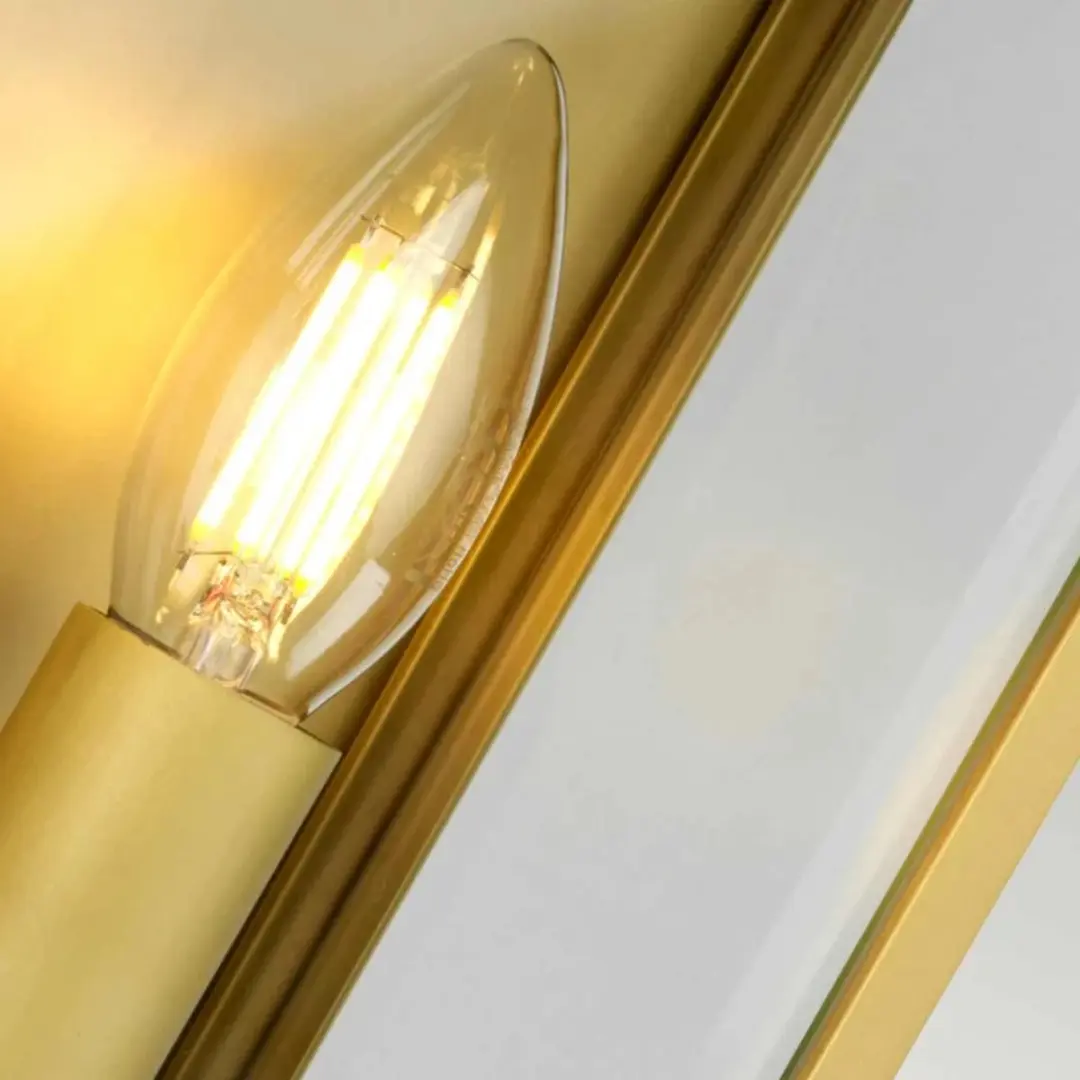Elstead Lighting Holborn LED Buitenlamp - 2x E14 40W - IP44 - Brushed Brass