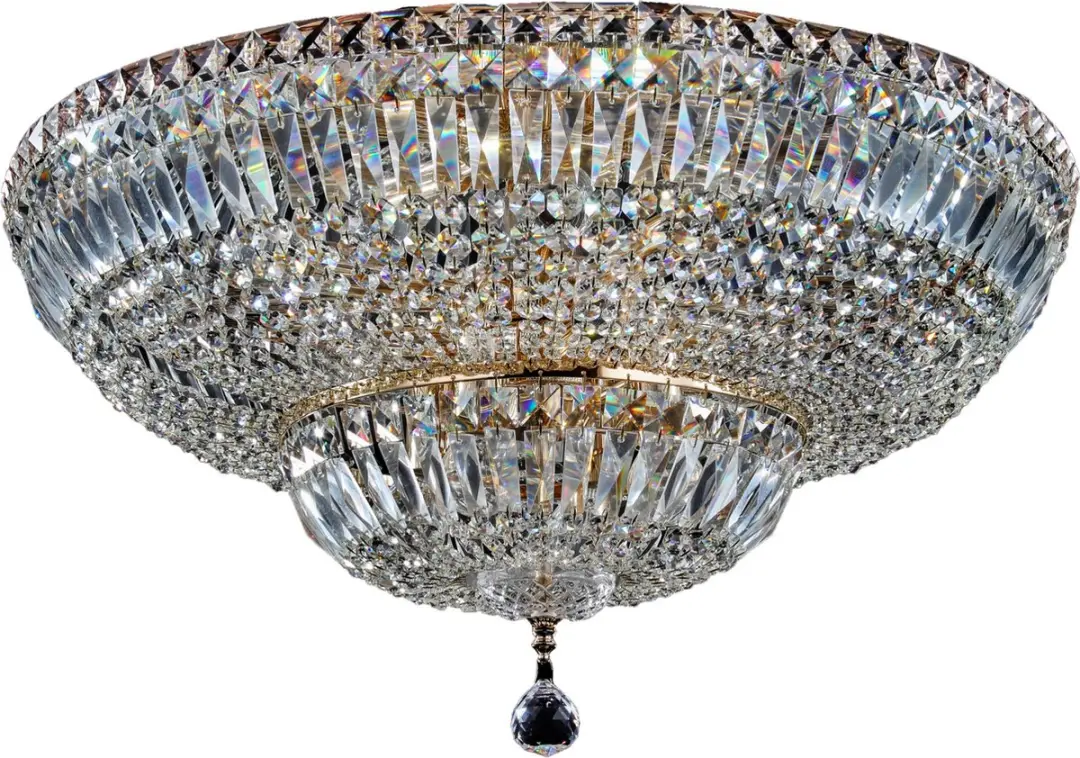 Maytoni Basfor Kroonluchter Goud - Ø60,5cm - 16 Lichtpunten