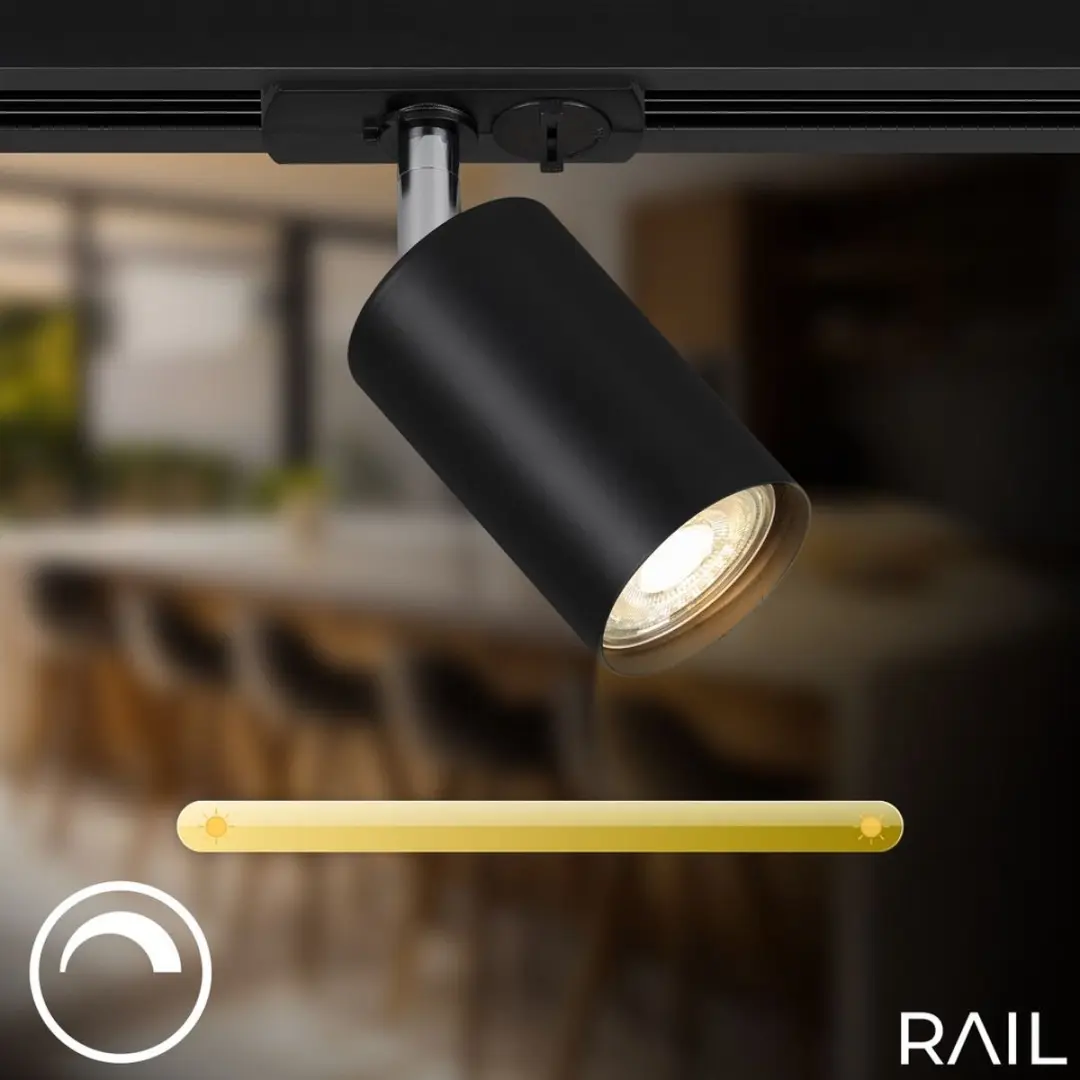 Briloner Railverlichting Startset 4x GU10 150cm - Zwart