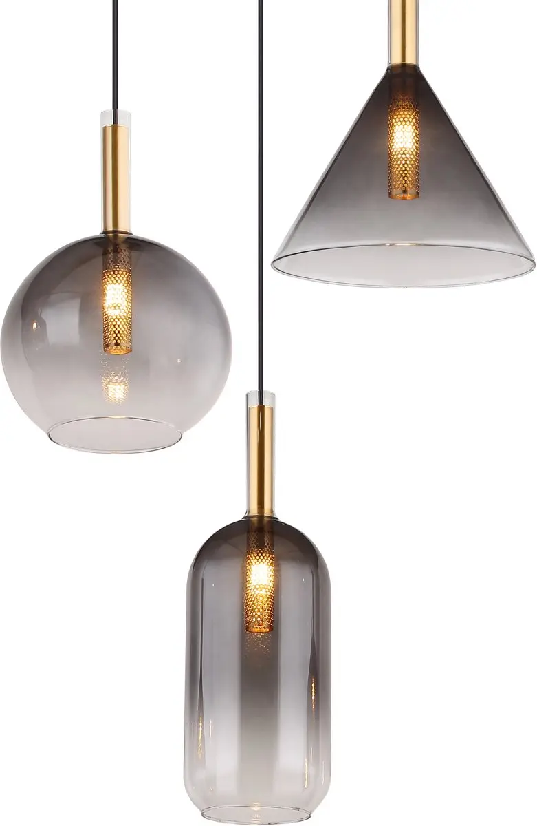 Globo Elisabeth Hanglamp - Messing Ø43cm - 3x G9